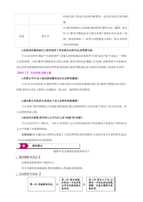 6 我 看【2024秋统编九上语文精彩课堂教案（教材解读+课时设计）】