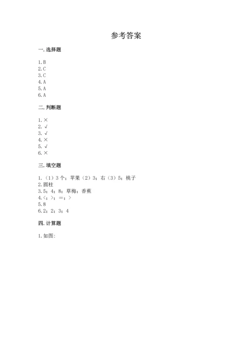 小学一年级上册数学期中测试卷精品【精选题】.docx