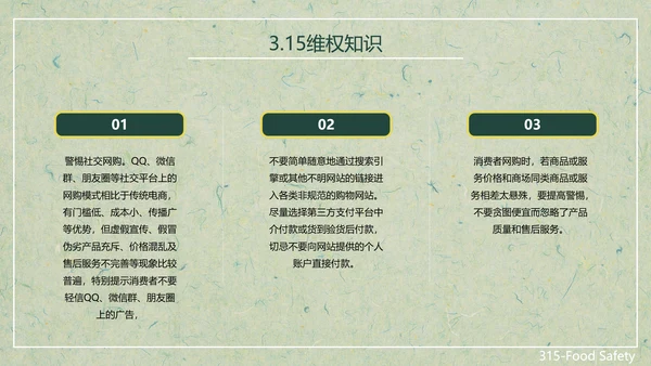 315关注食品安全营养早餐PPT模板