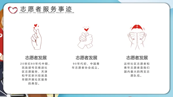 爱心志愿者服务关爱老人PPT模板