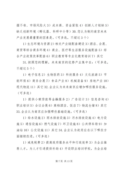 企业标准化工作基本情况调查问卷 (2).docx