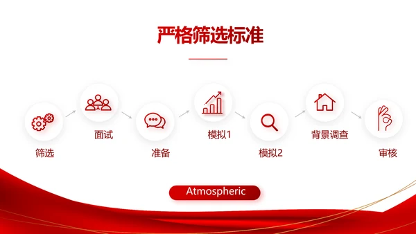 红色签约仪式启动大会战略合作策划PPT动态