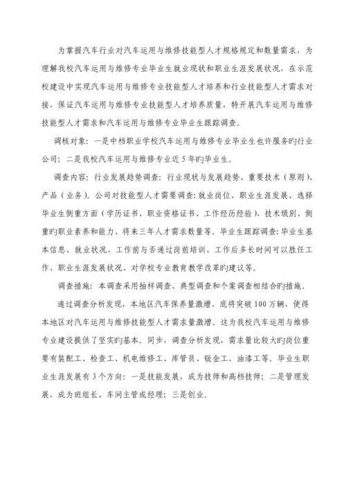 汽车运用与维修专业人才需求调研综合报告.docx