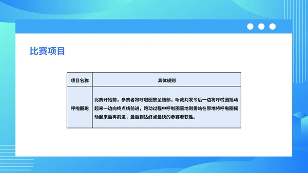 蓝色科技风公司运动会活动策划PPT模板