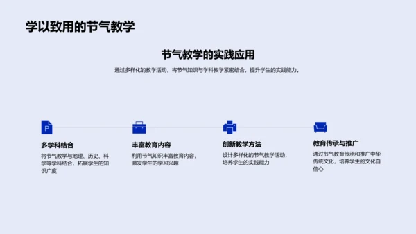 立秋节气的教学应用PPT模板