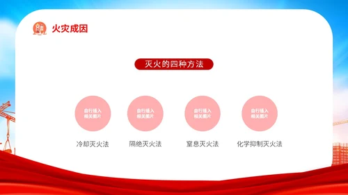 红色炫彩企业公司单位学校夏季用电火灾安全生产培训用电安全