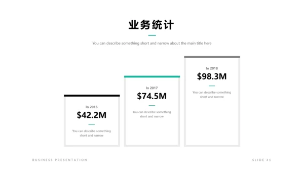 简洁设计商业计划书公司简介商务PPT模板