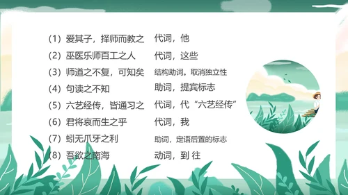 芦苇荡初中语文《师说》PPT课件