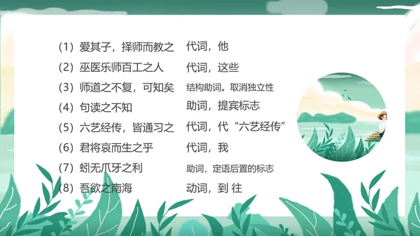 芦苇荡初中语文《师说》PPT课件
