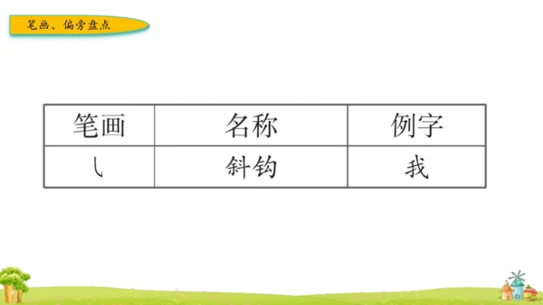 统编版语文一上第七单元复习 课件