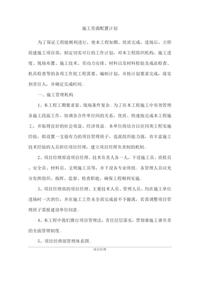 施工资源配置计划.docx