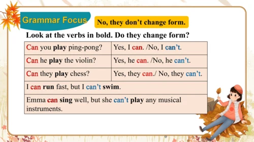 Unit 5 Fun clubs SectionA 3a-3d语法课件 +内嵌视频   人教版（20