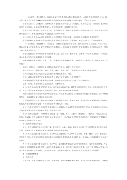 北京市突发事件总体应急专题预案修订.docx