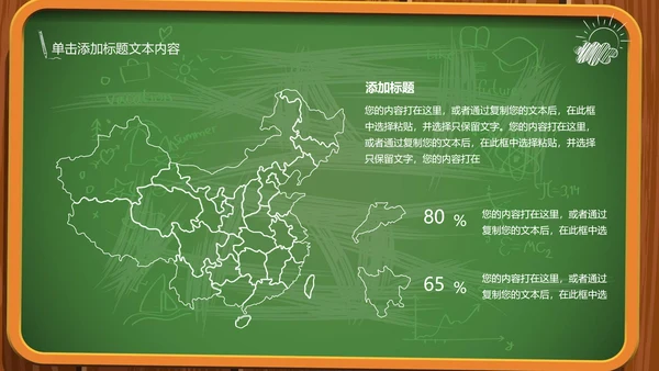 创意黑板教育培训教学设计公开课PPT模板