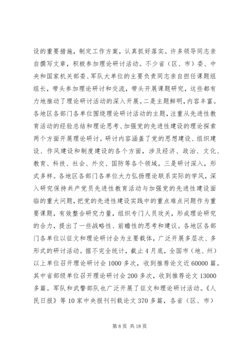 先进性建设理论研究思考.docx