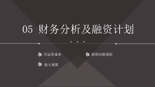 多用途通用商业计划书PPT模板