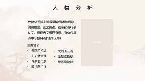 初中必读名著水浒传课件PPT模板