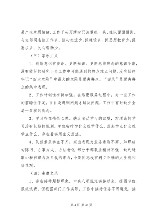 精品遵守党的的政治纪律情况存在的主要差距和不足.docx