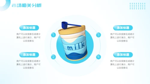 婴幼儿奶粉新品上市推广，母婴通用PPT模板