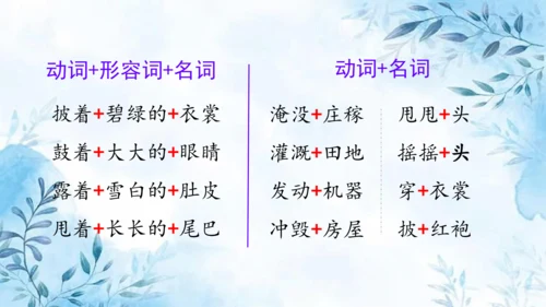 部编版语文二年级上册第一单元复习课件