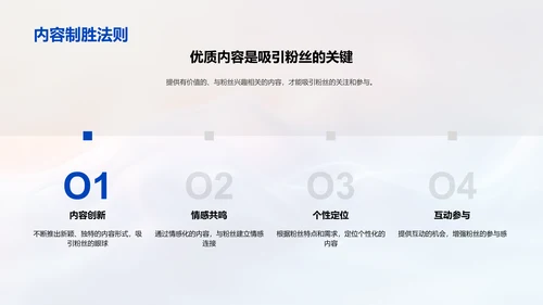 粉丝经济运营PPT模板