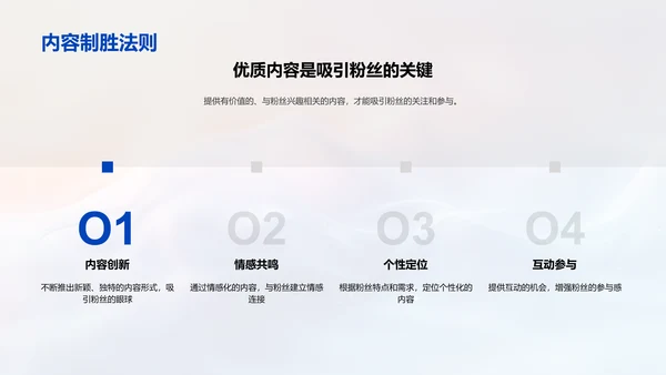 粉丝经济运营PPT模板