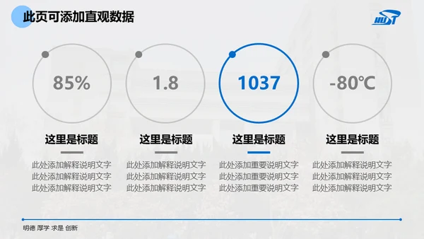 大学毕业课题论文开题答辩通用PPT模板