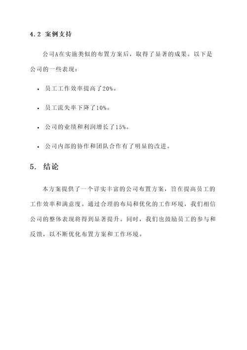 开间公司布置方案