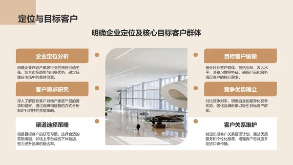 橙色商务风地产家居工作汇报PPT模板