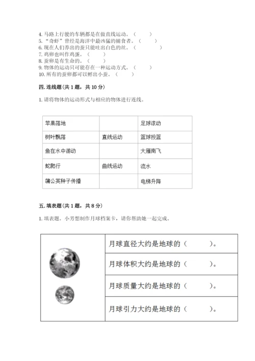 教科版小学科学三年级下册 期末测试卷审定版.docx