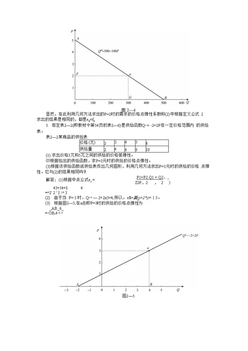 西方经济学微观习题答案