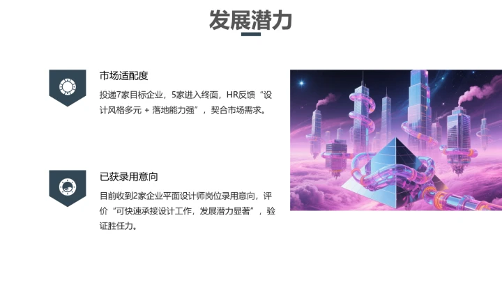 视觉传达与设计专业大学生求职综合展示职业生涯规划通用PPT11