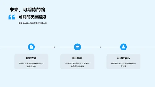 探索农业科学未来