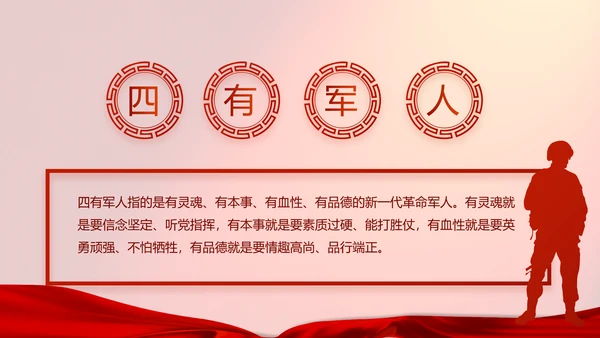 红色八一部队实战化军事训练总结PPT