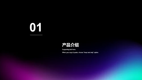 黑色简约互联网科技发布会PPT案例