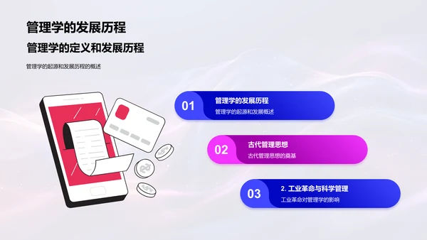 管理学基础讲座PPT模板