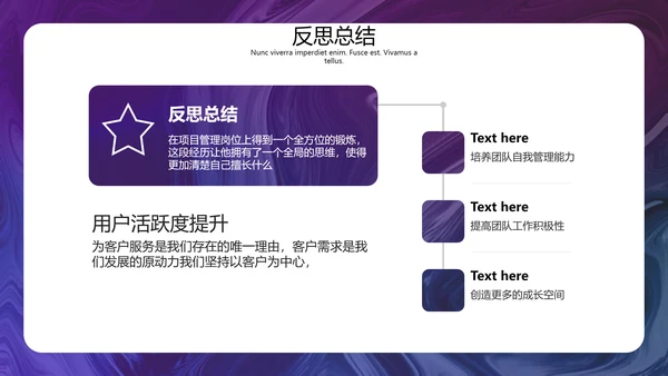 IT产品经理述职报告PPT模板