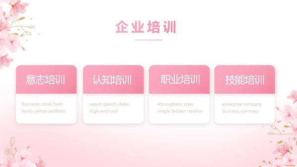 粉色唯美化妆品产品介绍动态PPT模板