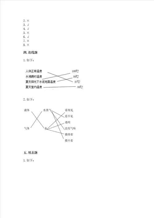 教科版三年级上册科学期末测试卷含完整答案全优