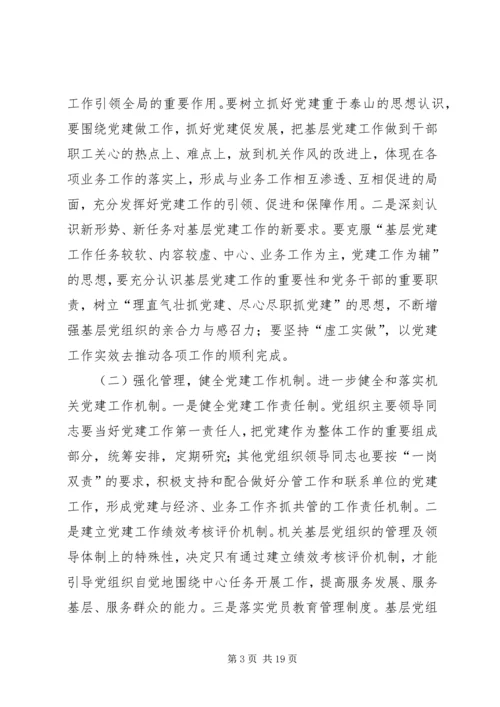 当前基层党建工作存的问题.docx