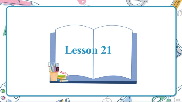 Unit 4  Where do you work Lesson 21- Lesson 22 课件（