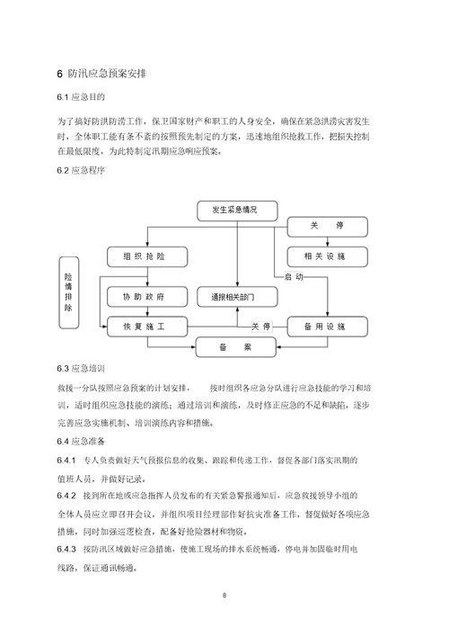 水利工程安全度汛方案2015