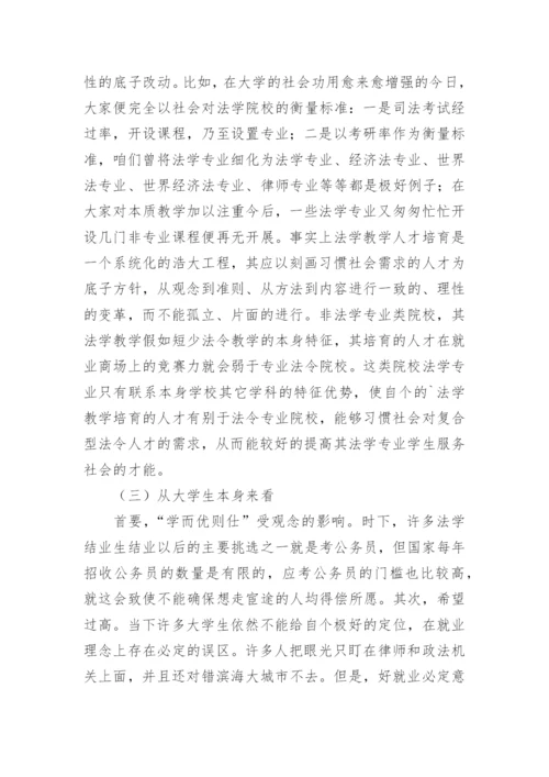 法学就业论文发表.docx