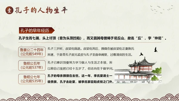 孔子诞辰孔子人物生平介绍PPT课件人物介绍