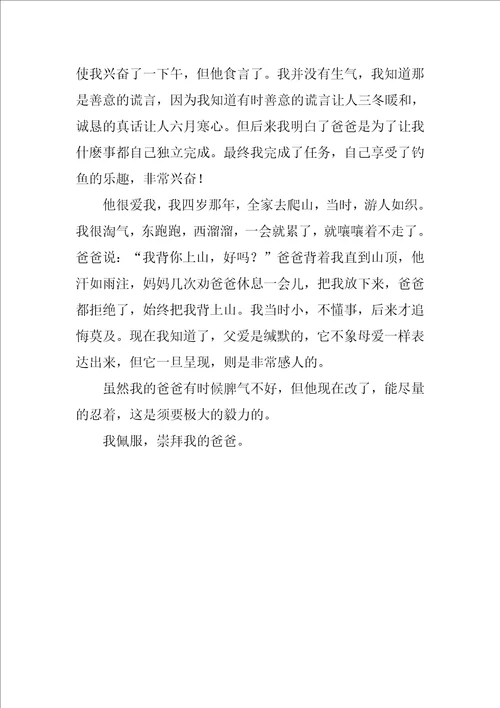 写人优秀作文300字1