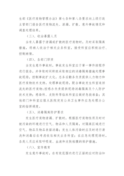医疗废物管理应急预案.docx
