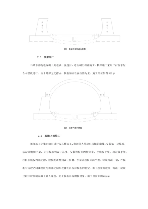 双耳墙隧道洞门施工技术.docx