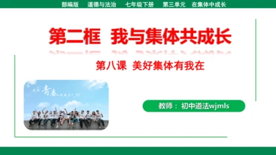 8.2我与集体共成长