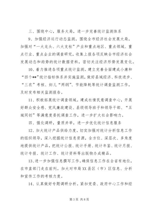 市统计局工作计划 (4).docx