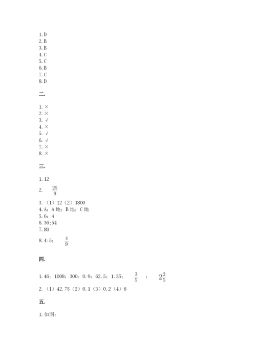 西师大版六年级数学下学期期末测试题精品（各地真题）.docx